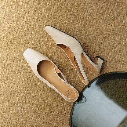 Ersa – Chaussures en Cuir à Bride Arrière – vue 19