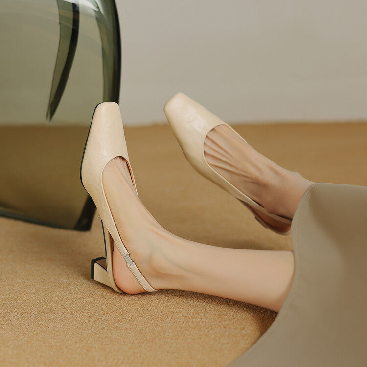 Ersa – Chaussures en Cuir à Bride Arrière – vue 15