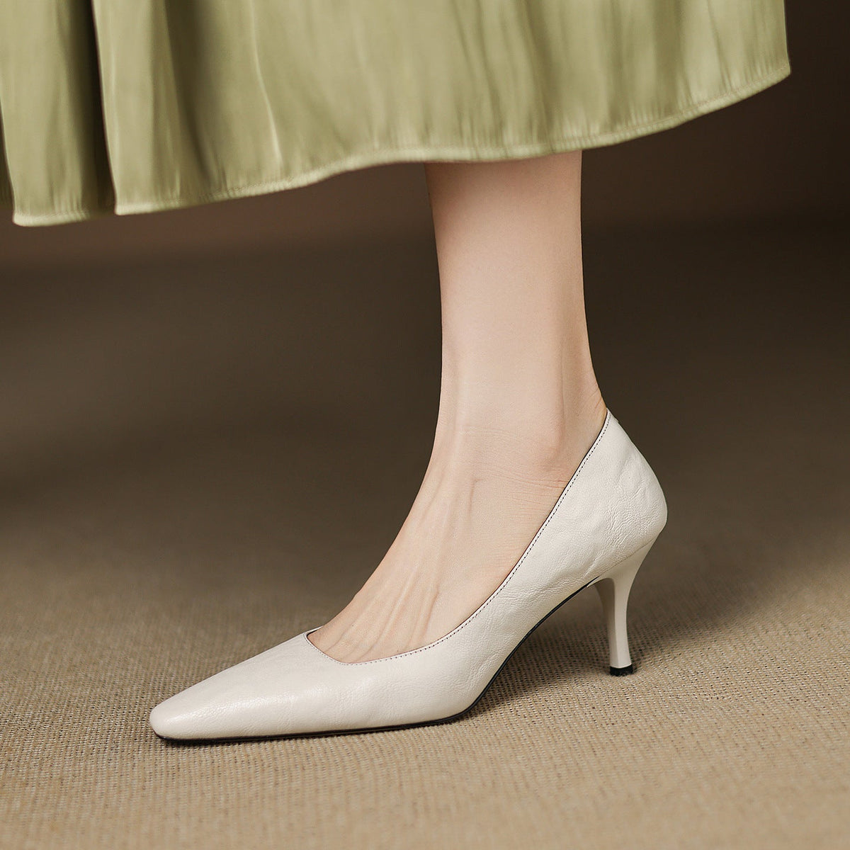 Zala – Escarpins Pointus en Cuir – vue 12