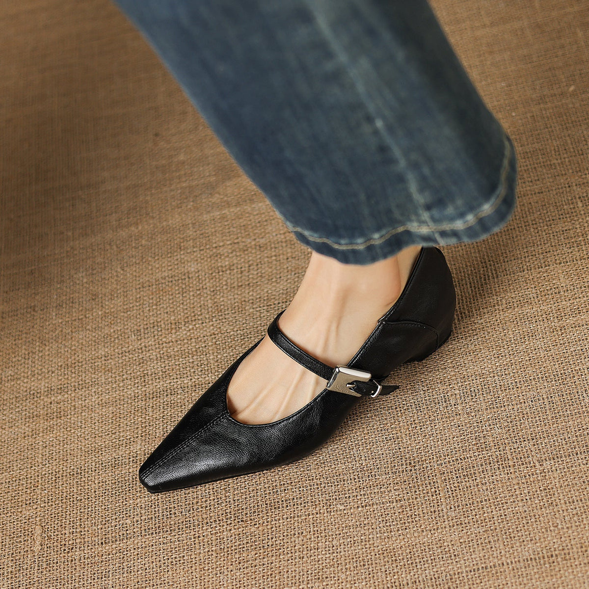 Tamsin – Babies Mary Jane Pointues en Cuir – vue 13