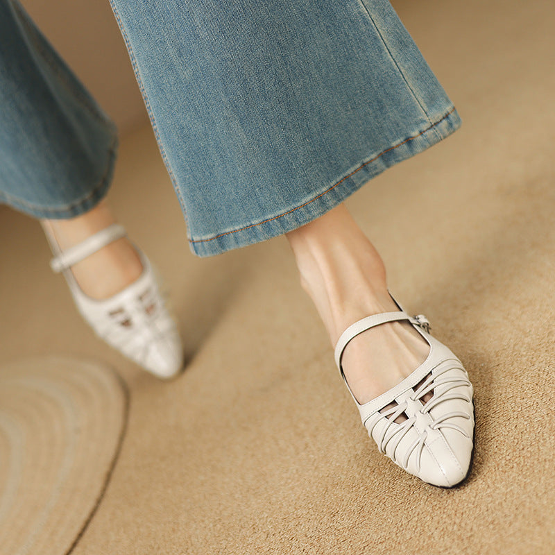 Quenby | Babies Mary Jane Pointues Ajourées