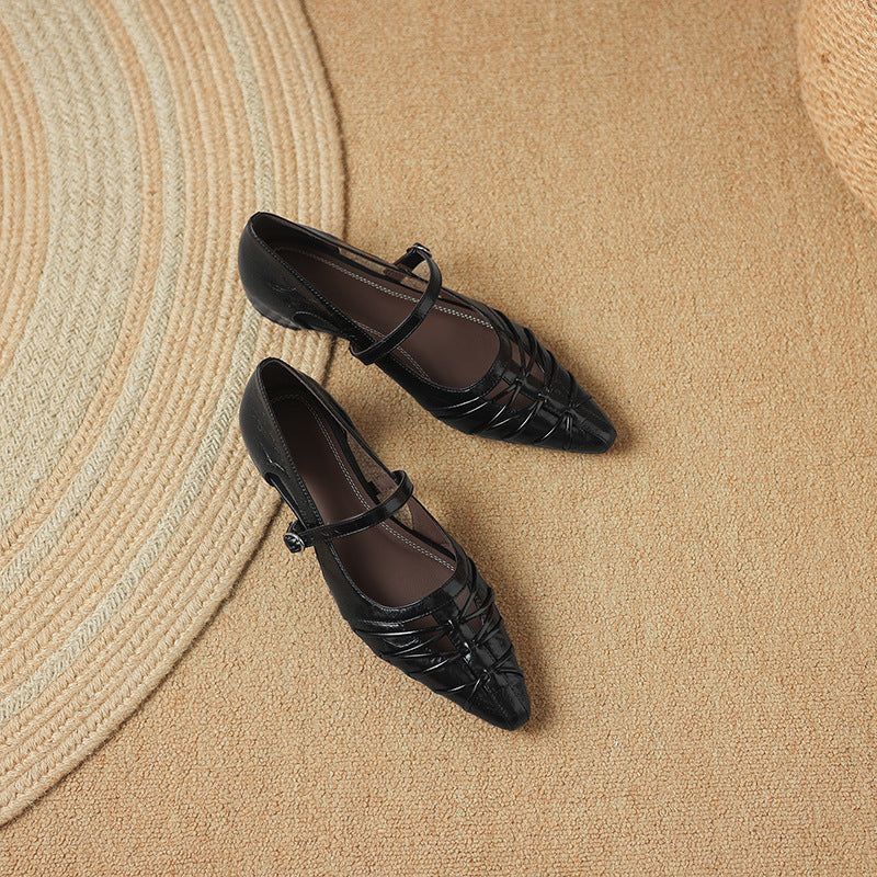 Quenby | Babies Mary Jane Pointues Ajourées