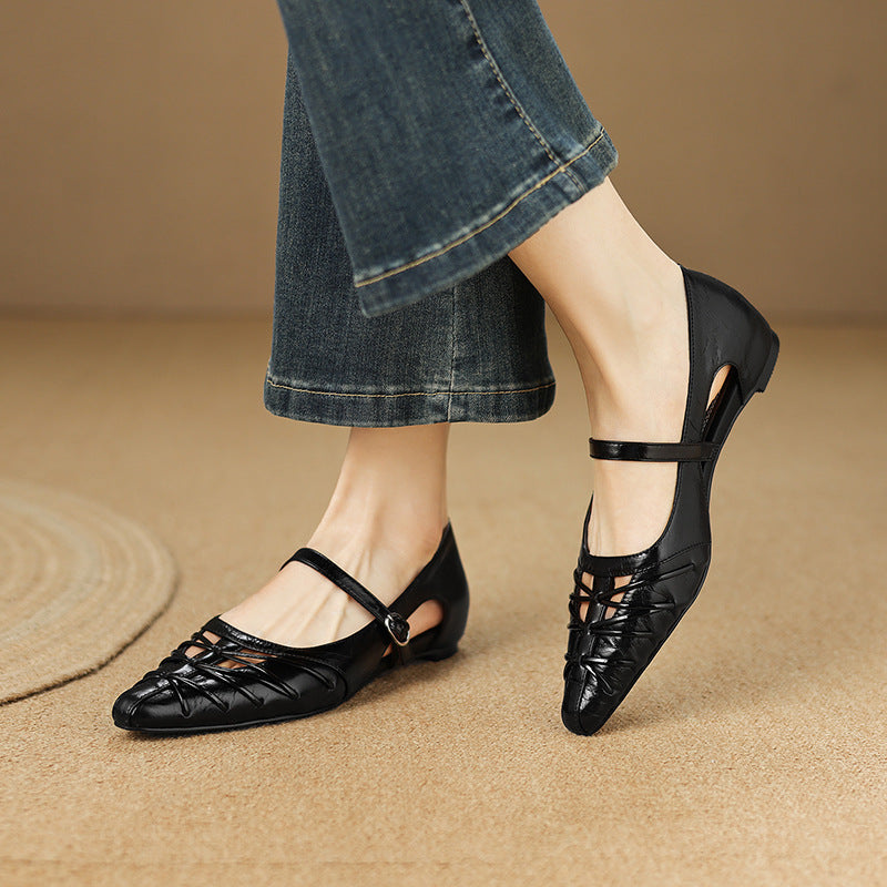 Quenby | Babies Mary Jane Pointues Ajourées
