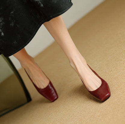 Ersa – Chaussures en Cuir à Bride Arrière – vue 6