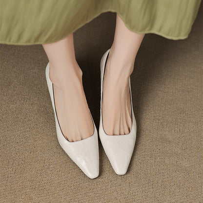 Zala – Escarpins Pointus en Cuir – vue 13