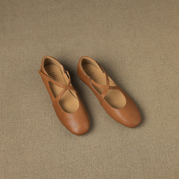 Zeor | Babies en Cuir à Brides Croisées