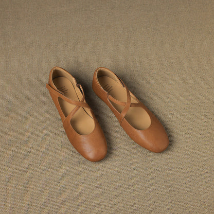 Zeor | Babies en Cuir à Brides Croisées