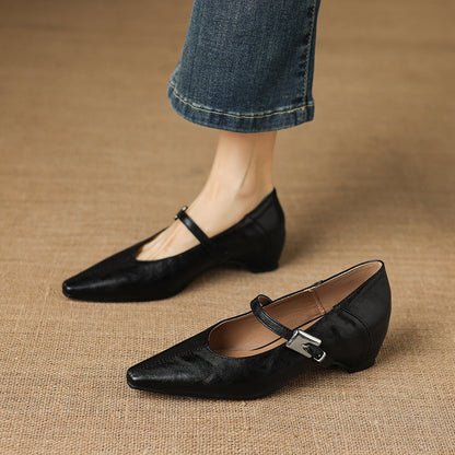 Tamsin – Babies Mary Jane Pointues en Cuir – vue 2