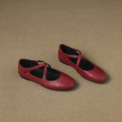 Zeor | Babies en Cuir à Brides Croisées