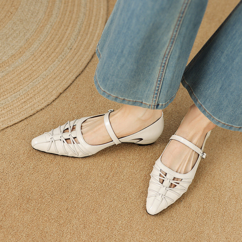 Quenby | Babies Mary Jane Pointues Ajourées