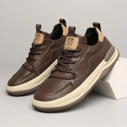 Mathis | Chaussures en Cuir à Semelle Épaisse