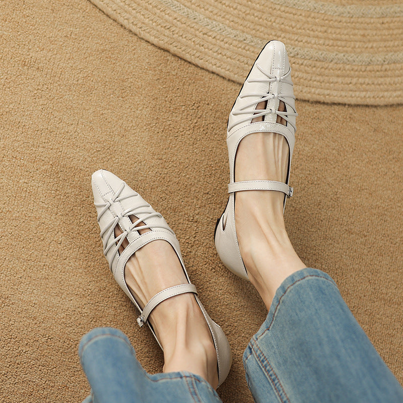 Quenby | Babies Mary Jane Pointues Ajourées