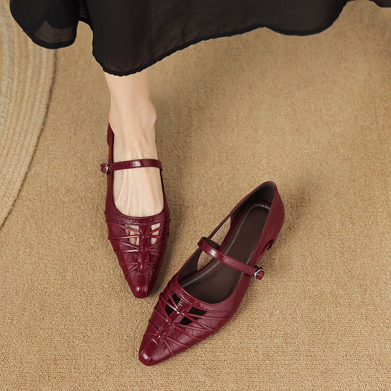 Quenby | Babies Mary Jane Pointues Ajourées