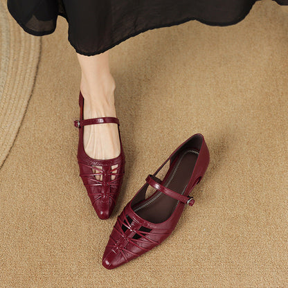 Quenby | Babies Mary Jane Pointues Ajourées