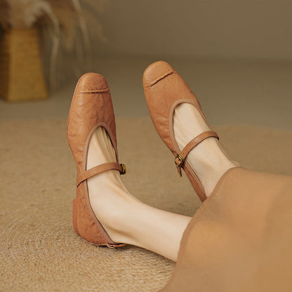 Wani – Mules Plates en Cuir Souple – vue 10
