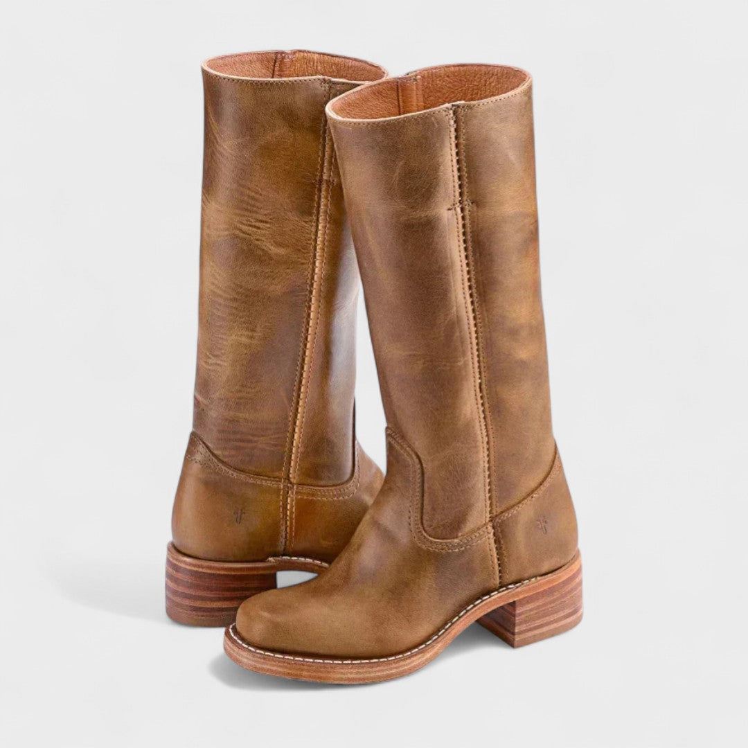 Léopoldine | Bottes Hautes en Cuir