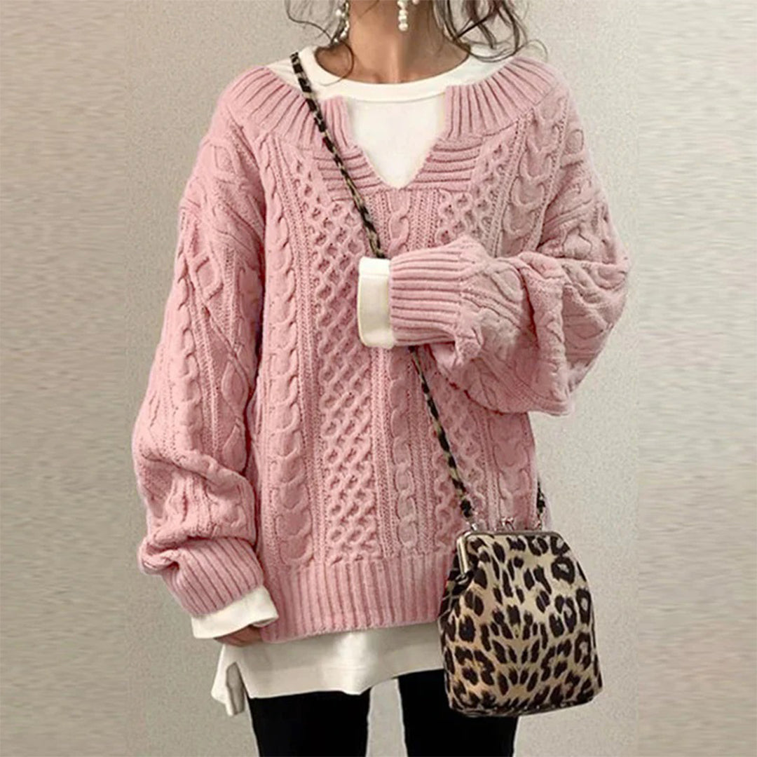 Stacy | Pull Oversize en Grosse Maille