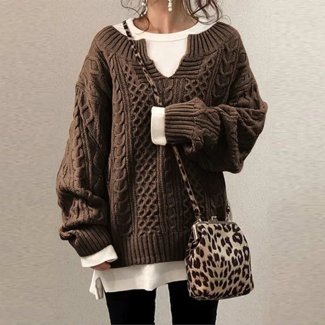 Stacy | Pull Oversize en Grosse Maille
