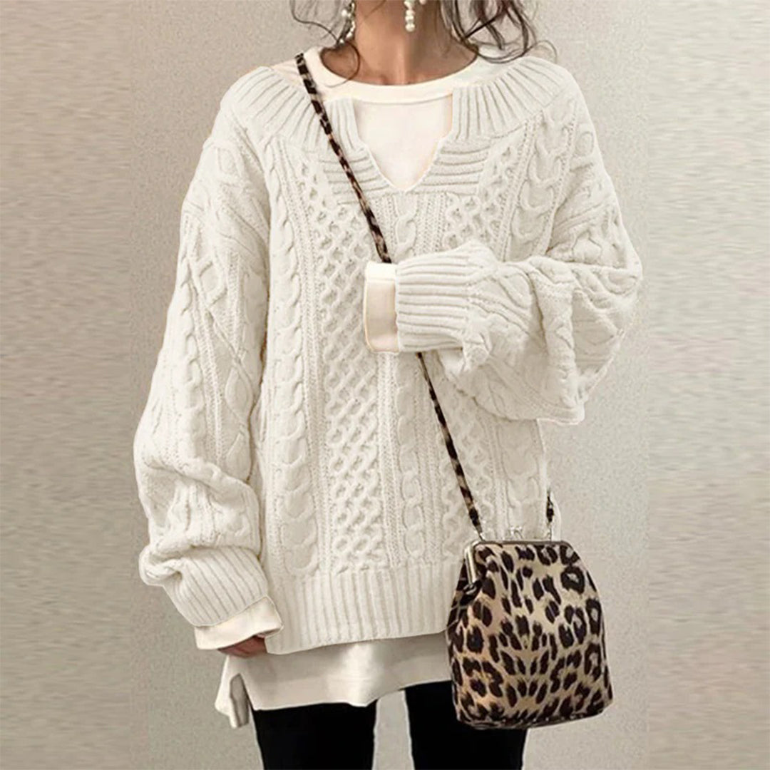 Stacy | Pull Oversize en Grosse Maille