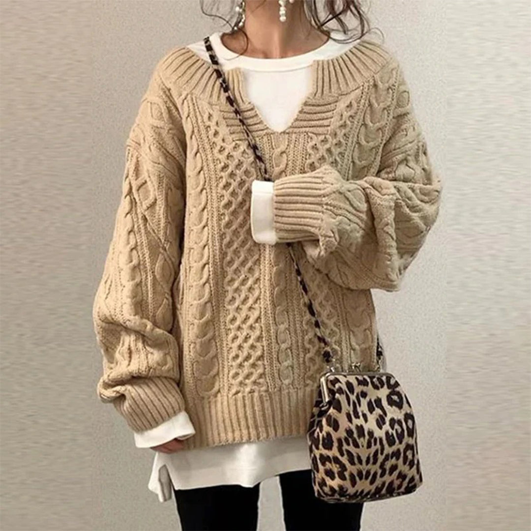 Stacy | Pull Oversize en Grosse Maille