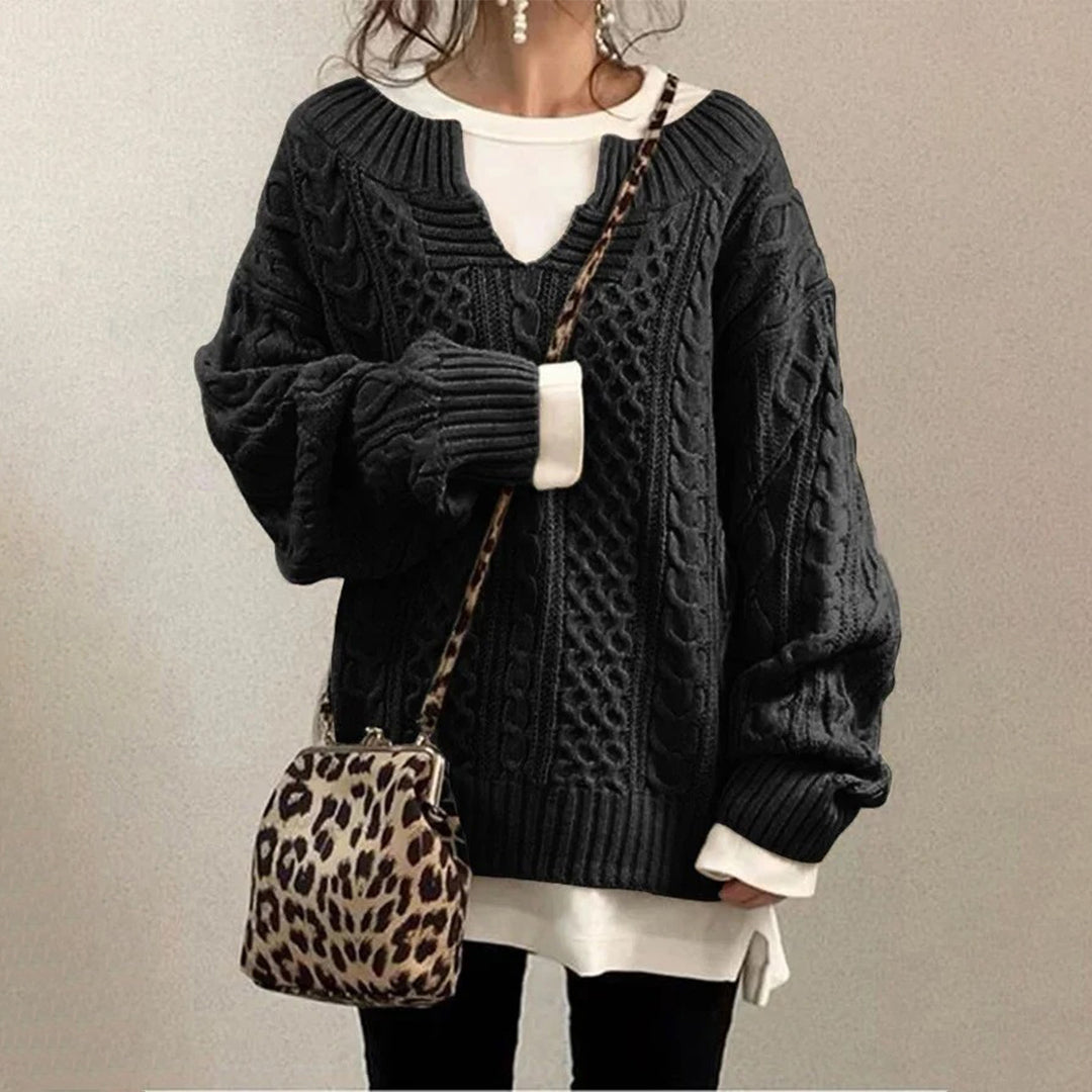 Stacy | Pull Oversize en Grosse Maille