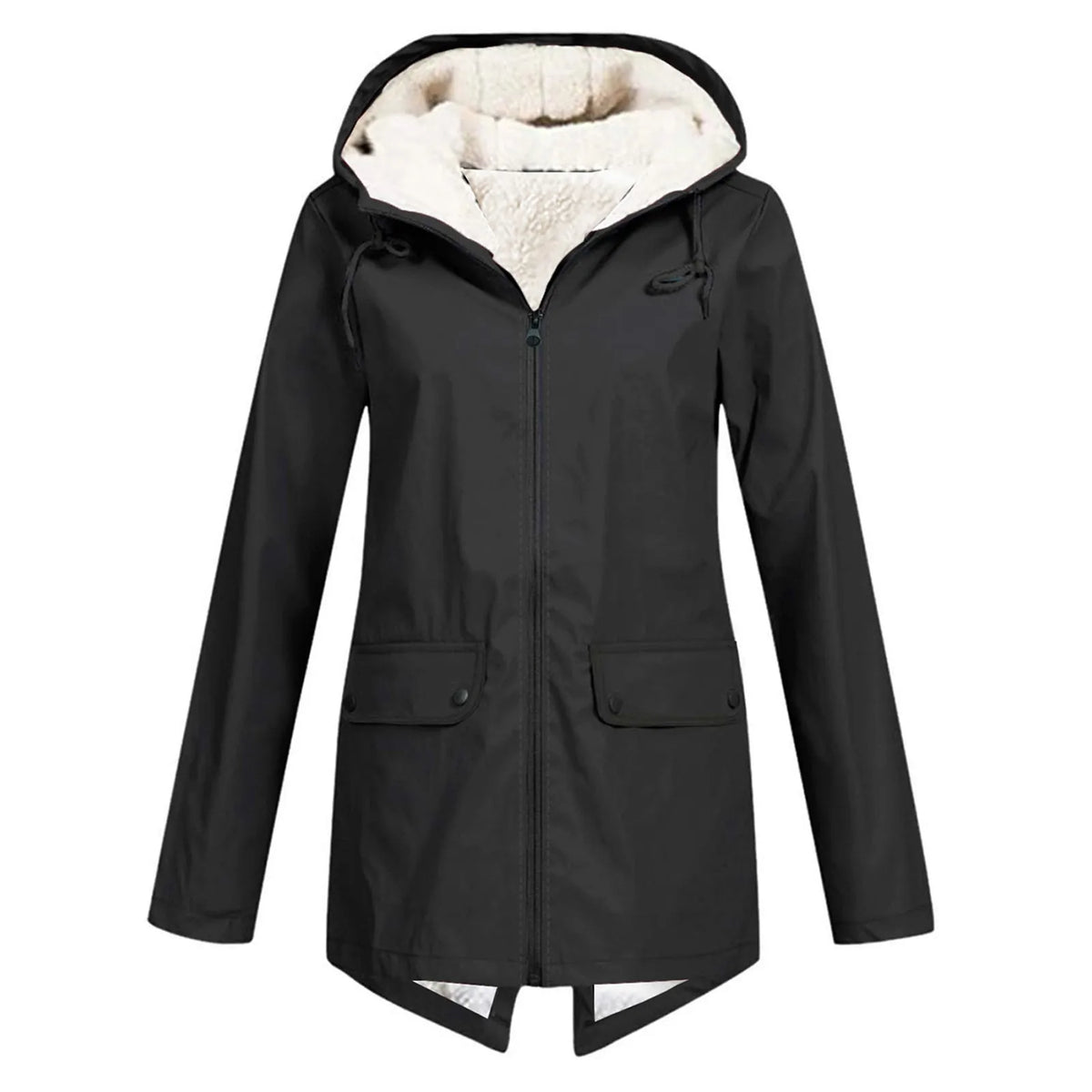 Ambroisine | Parka Imperméable Doublée à Capuche