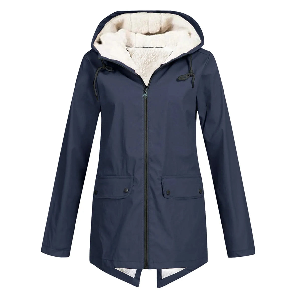 Ambroisine | Parka Imperméable Doublée à Capuche