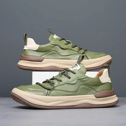 Mathis | Chaussures en Cuir à Semelle Épaisse