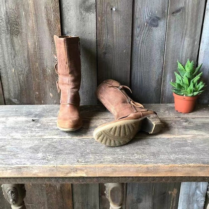 Augustine | Bottes Mi-Mollet en Cuir