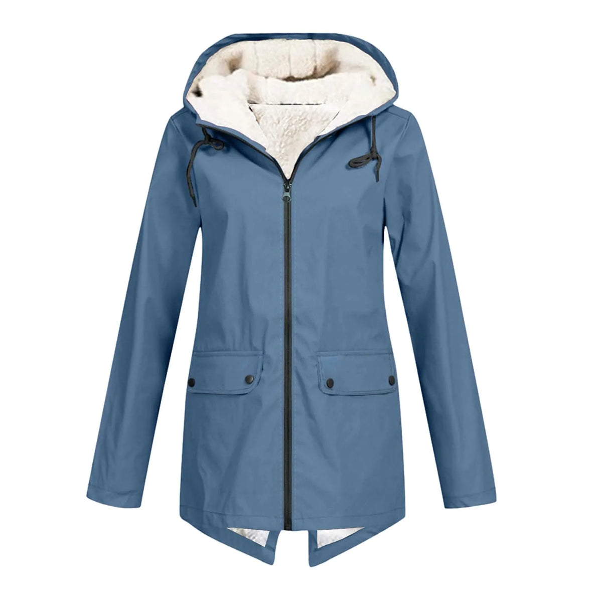 Ambroisine | Parka Imperméable Doublée à Capuche