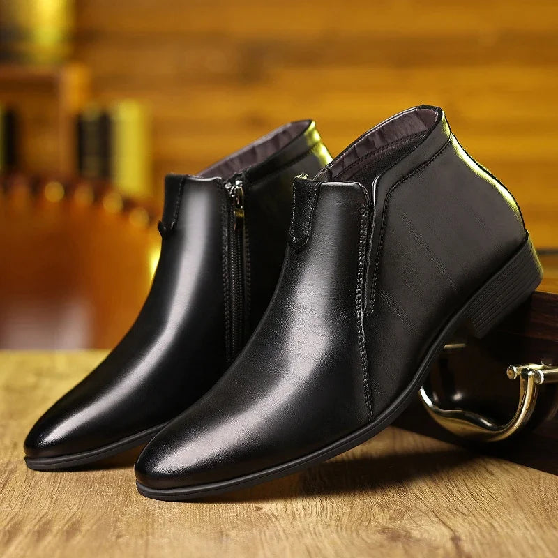 Beckett | Bottines en Cuir Zippées