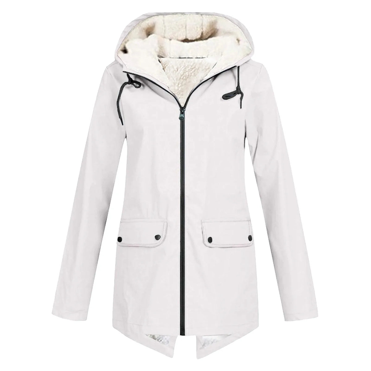 Ambroisine | Parka Imperméable Doublée à Capuche
