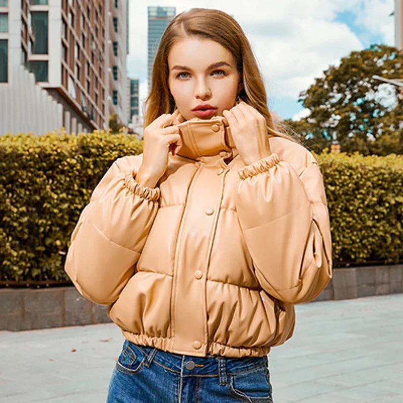 Elinor | Doudoune Courte Brillante