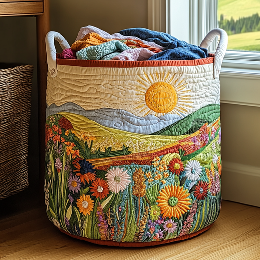 Soleil | Panier à Linge Fait Main