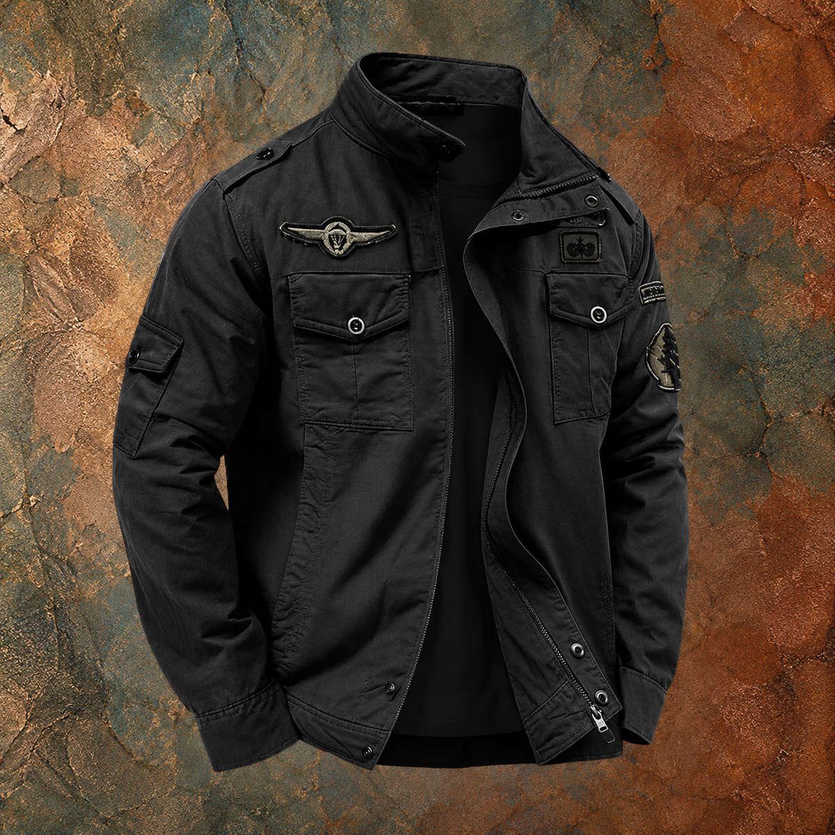 Noah | Veste d'Hiver Vert Militaire