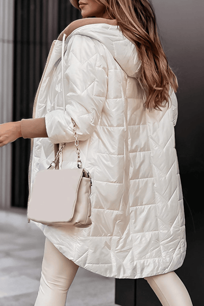 Anaëlle | Manteau Matelassé à Capuche