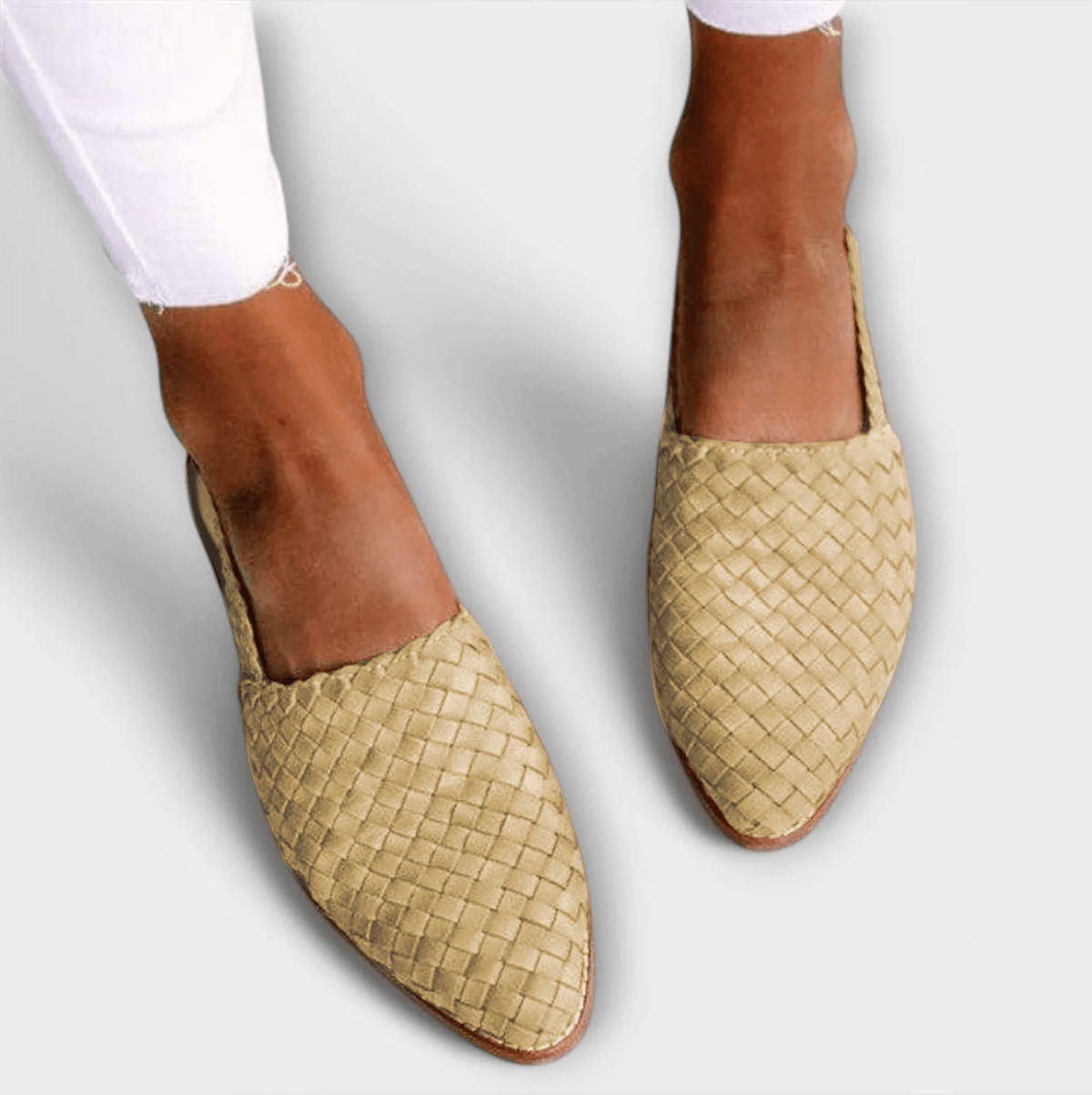 Aurora | Mocassin Slingback Tressé