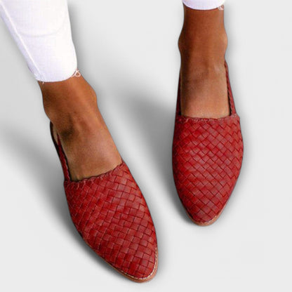 Aurora | Mocassin Slingback Tressé
