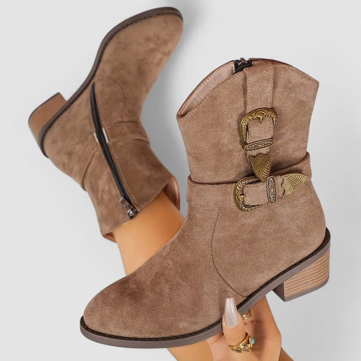 Sigolène | Bottines Western à Boucles