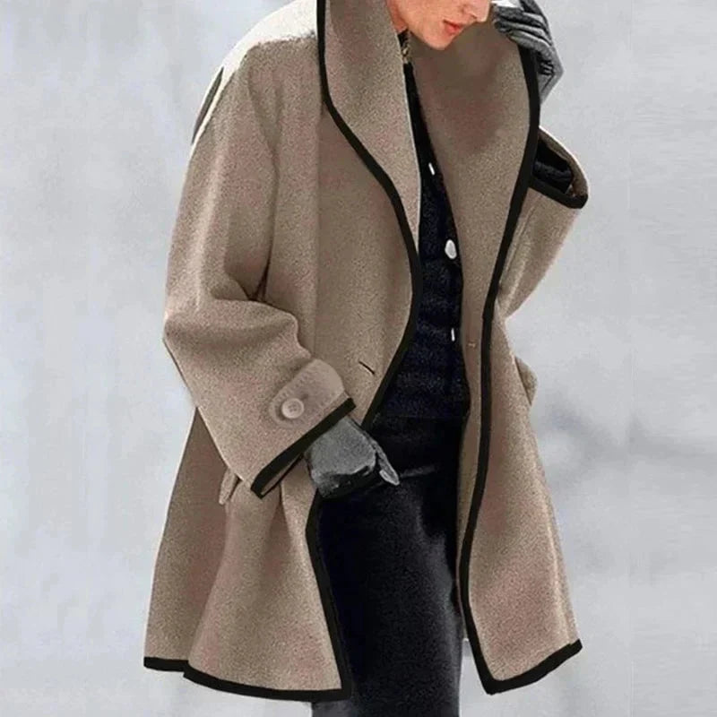 Maëlys | Manteau Croisé Doublé Polaire
