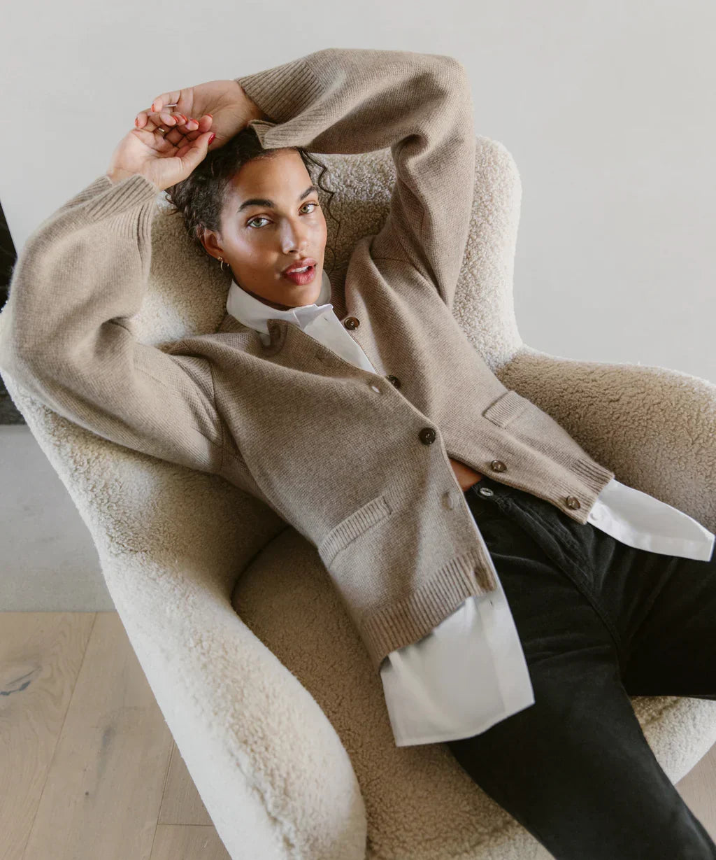 Camilla | Cardigan Ajusté à Boutons