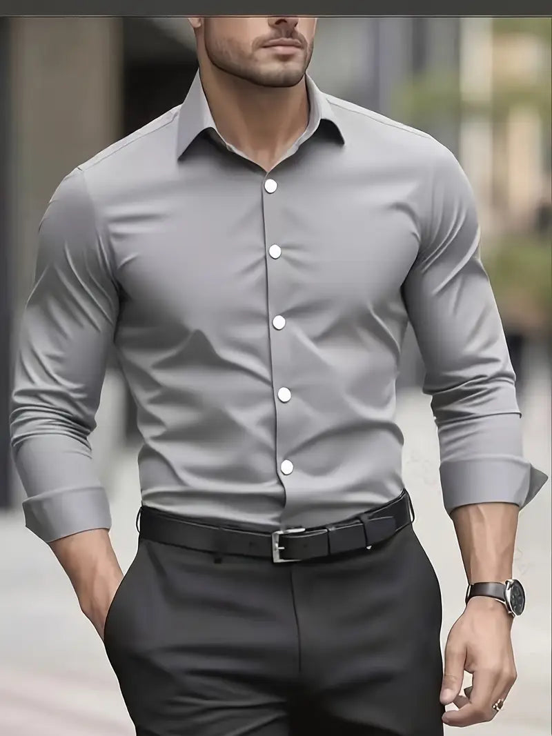 MARCELLO | Chemise classique homme à manches longues