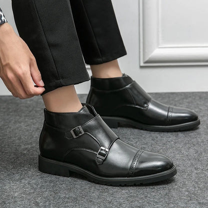 Maxence | Bottines en Cuir à Boucle