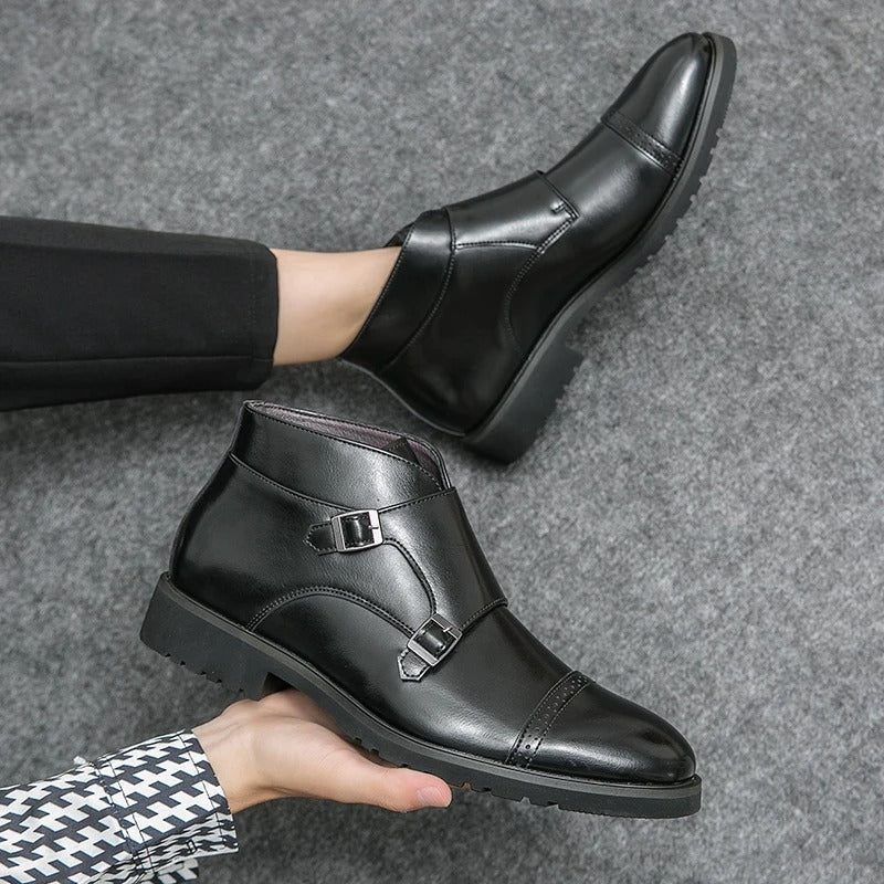 Maxence | Bottines en Cuir à Boucle