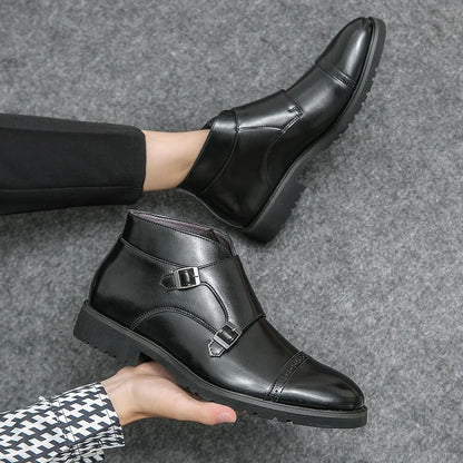Maxence | Bottines en Cuir à Boucle