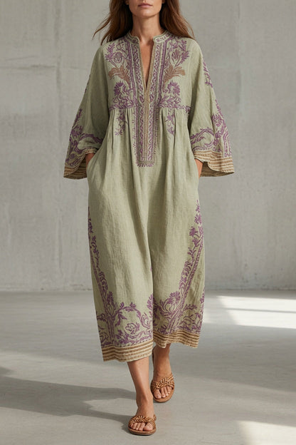 CÉLINE | Robe vintage brodée