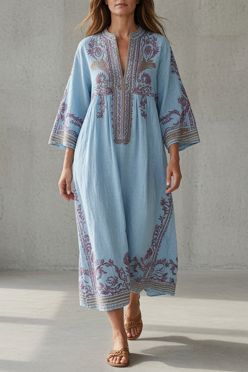 CÉLINE | Robe vintage brodée