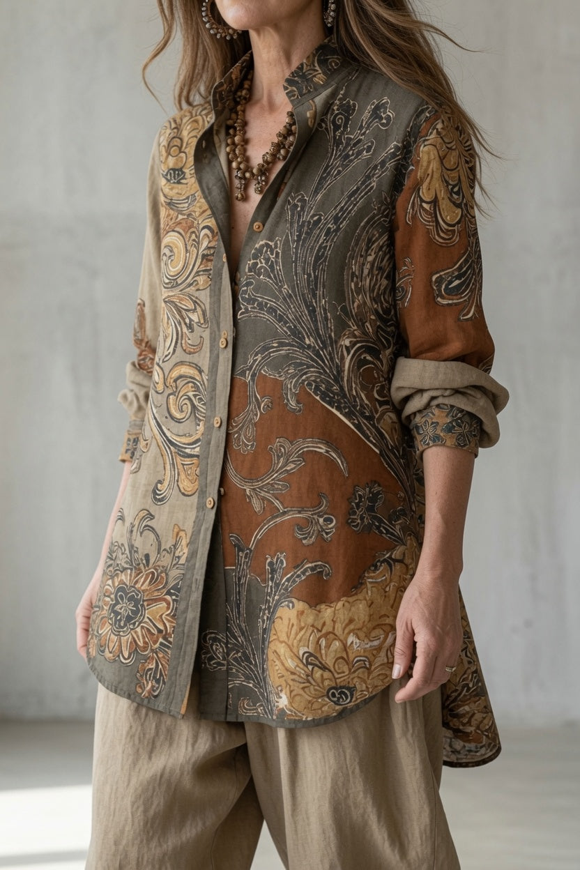 ÉMILIE | Ensemble vintage imprimé