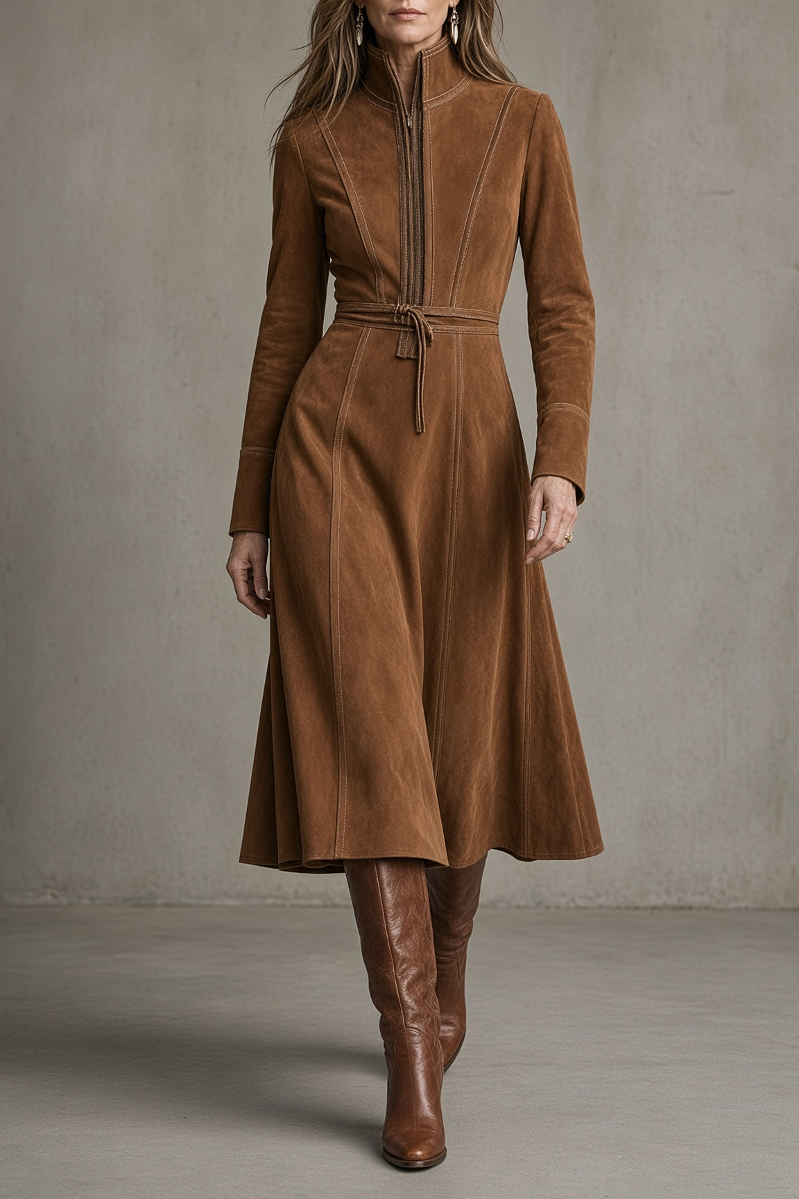 HÉLÈNE | Robe vintage ceinturée