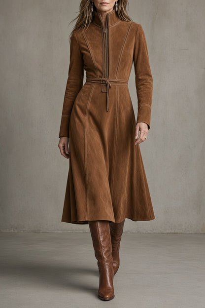 HÉLÈNE | Robe vintage ceinturée